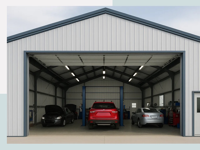 Ангары из сэндвич панелей от 617 руб. в Ульяновск