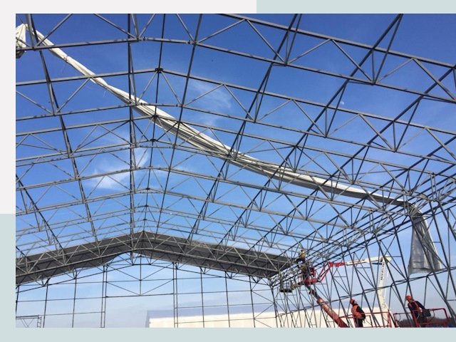 Шатровые ангары от 617 руб. в Ульяновске и Ульяновской области