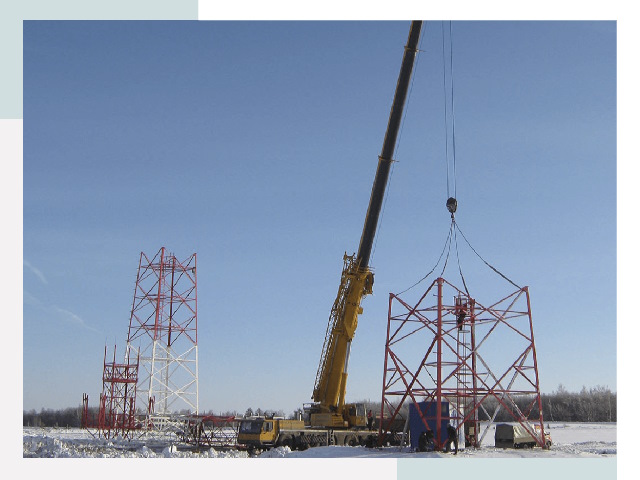 Монтаж вышек связи в Ульяновске