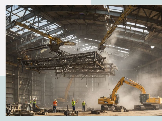 Демонтаж ангаров в Ульяновске от 617 руб. за м²